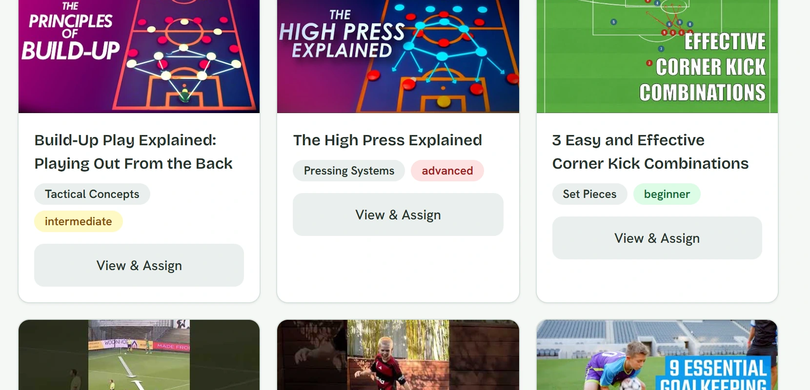 Tactical video library